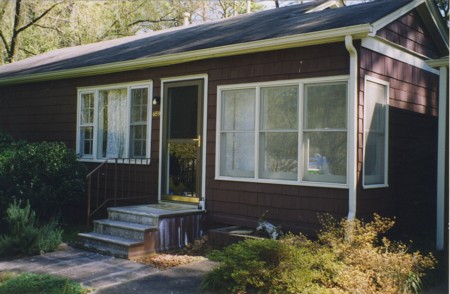 We purchased the house in April 1998 as our starter home