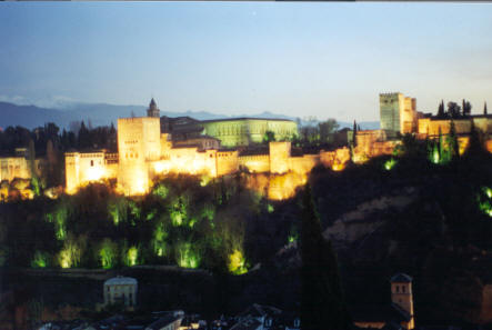 Alhambra from Hills of Granada