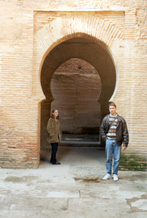 Chris & Jennifer in Alhambra.